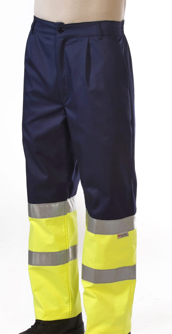 Pantalón combinado amarillo flúor alta visibilidad